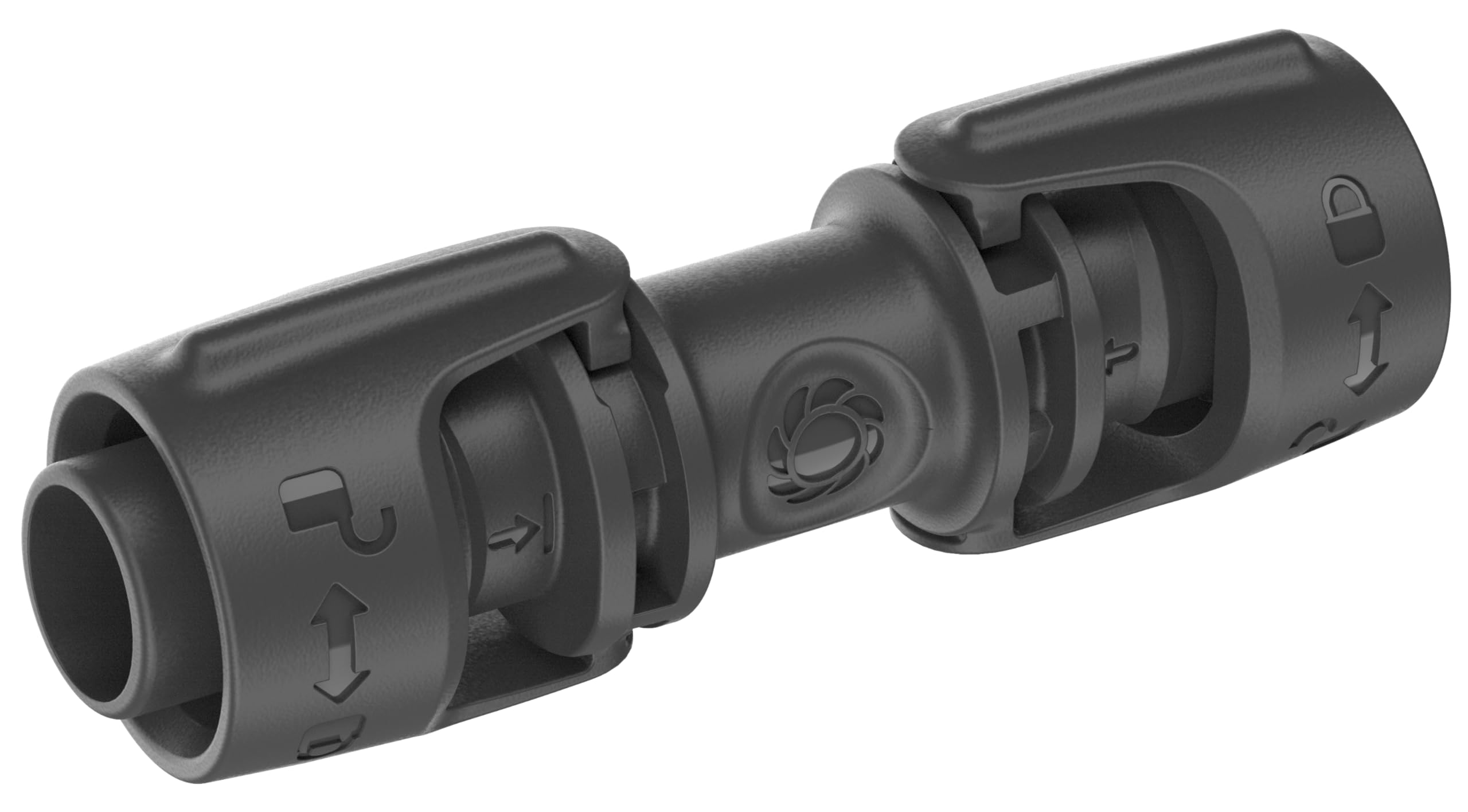Gardena Micro-Drip-System Connector 13 mm (1/2 inch): Connection for Extension of Connecting Pipe and Irrigation line, 13 mm (1/2 inch), Reusable (13203-20)