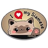 Magnet Me Up Anime I Love My Siamese Cute Cat Breed