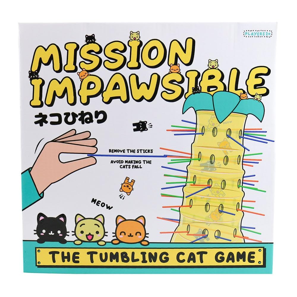 Gift Republic Mission Impawsible Tabletop game Multicoloured 26.5 x 26.5 x 7 cm