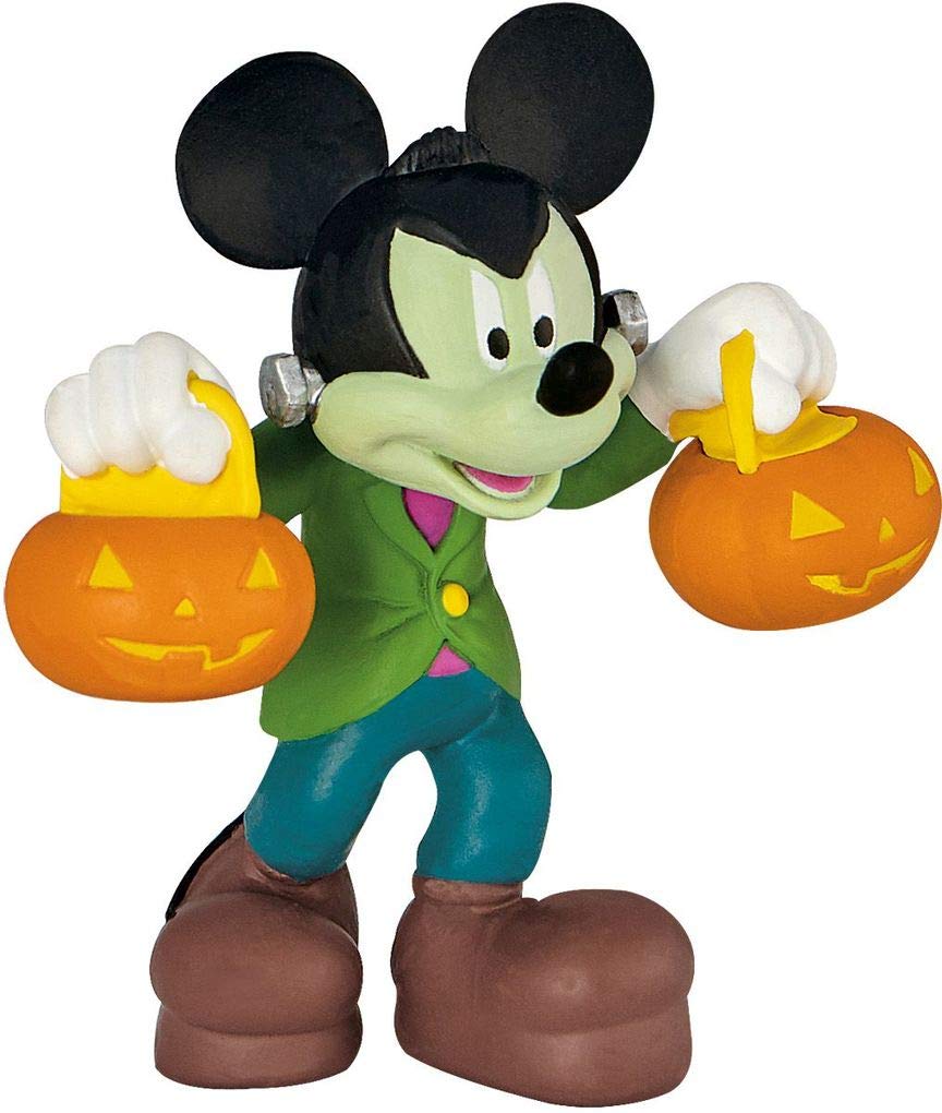 Bullyland 15291 Walt Disney Mickey Halloween, approx. 7 cm tall, lovingly hand-painted figure, PVC-free, great gift for boys and girls for imaginative play