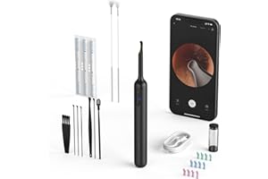 BEBIRD Ear Wax Removal Tool Ear Camera - XLife 1080P HD Otoscope with 6 LEDs Light, Visible Ear Cleaner with 4 Replacement Earpick Tips for Cleaning Earwax