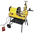 Steel Dragon Tools 6790 Power Pipe Threader Threading Machine 1/2in. - 4in. Capacity with Foot Switch Self-Oiling Die Head and Cart