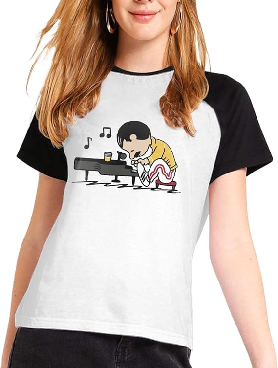 Amazon Co Jp フレディ マーキュリー Freddie Mercury Tシャツ レディース Shirt 吸汗速乾 春夏 丸首 大きいサイズ ファッション 半袖 カジュアル 人気 服 ファッション小物