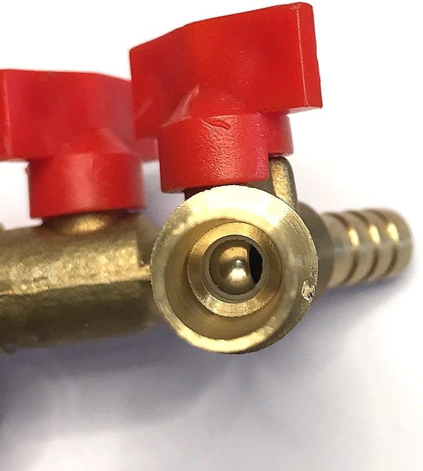 Soytich 2-Way Y-Distributor 10mm - with Shut-Off Valves for Taps Garden Hose (YV04), 10 mm - Image 4