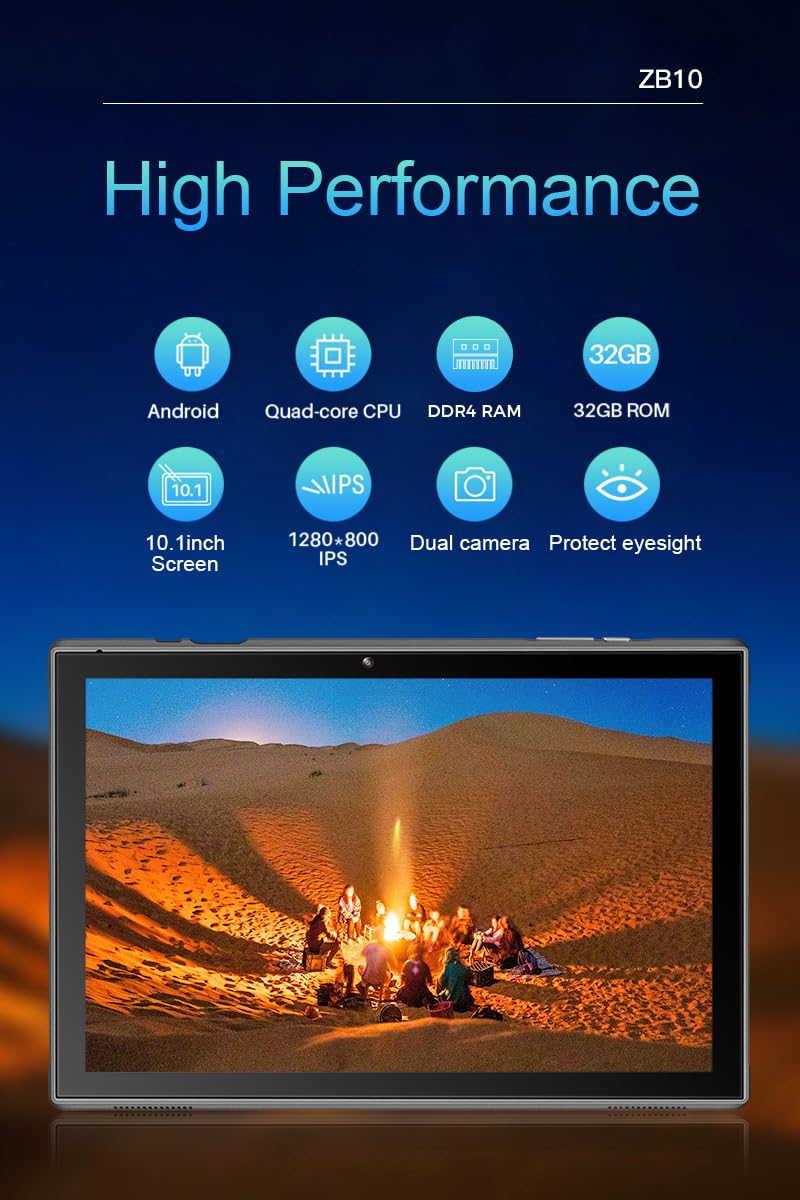 10 inch Tablet Android 15 Tablet PC, 10.1