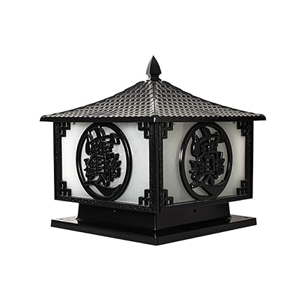Amazon Com Wylolik Aluminum Waterproof Glass Lantern Decorative