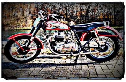 retro scrambler motorcycle