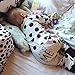 Oklady Newborn Baby Boy Girl Warm Long Sleeve Dots Romper Bodysuit Jumpsuit Outfits Clothes(0-6 Months)