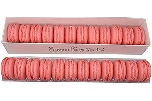 MACARON BITES Macarons Gift Box of 24 - Strawberry