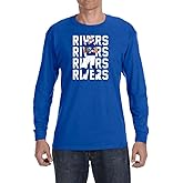 Long Sleeve Blue Indianapolis Philip Rivers Text Pic T-Shirt