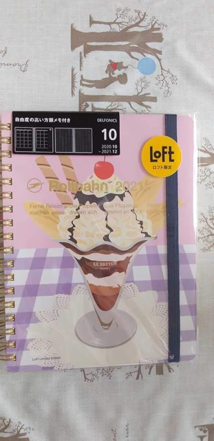 Amazon Co Jp ロルバーン ダイアリー 21 ロフト限定 Lサイズ ル ブルトン パフェ スケジュール帳 手帳 ホビー