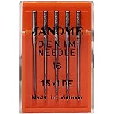 Janome Sewing Machine Needle Denim Size 16 by Janome