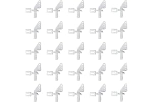 SKRNRHRERY Nylon Control Horn, 30 Pieces of Four-Hole Control Horn Rudder Angle Control Horn Kit for Kt Model Aircraft Such As Rudder and Aileron.