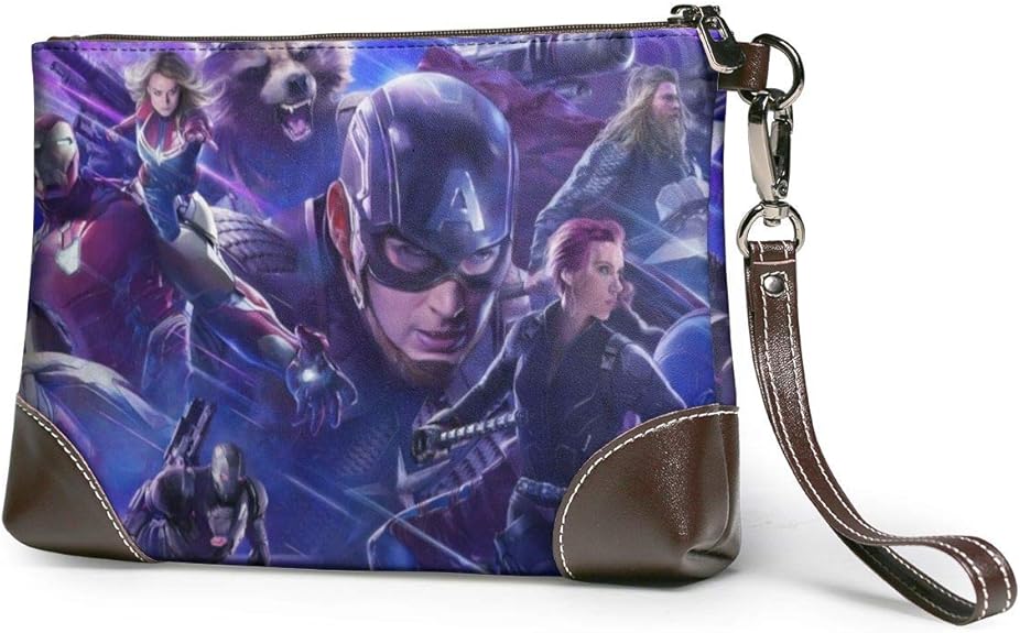 Avenger Leather Coach Corner Zip Wrist Women's Of Man Leather Wristlet