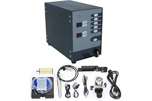 HIPOGT Automatic Spot Welder Pulse Argon Arc Welding Machine Jewelry Welder 110V Spot Welder for Jewelry Welding Jewelry Repair Tool 50-600A,100W