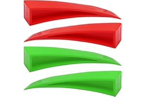 Aienxn 4PCS (Red & Green) Window Curved Dent Repair Tools Plastic Paintless Dent Removal Tool for Car Body Repair and Hand Repair Home Use Set Q-052