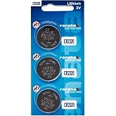 3 X Renata CR2320 (Br2320) 3 Volt Lithium Coin Battery