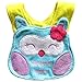 Baby Bibs - Set of 4 Baby Dribble Bibs for Girls (Bibs With Snaps) Chic, Stylish & Fashionable Dribble Bibs That Do The Job, Whilst Looking Adorable!