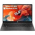 HP 255 G10 15.6 FHD Notebook Laptop, AMD Ryzen 5 7530U (Beats i7-1165G7),16GB RAM - 512GB PCIe SSD, Webcam, WiFi 6 Bluetooth 5.3, Windows 11 Pro, Office Pro 2024 with LTP Music Levels Light