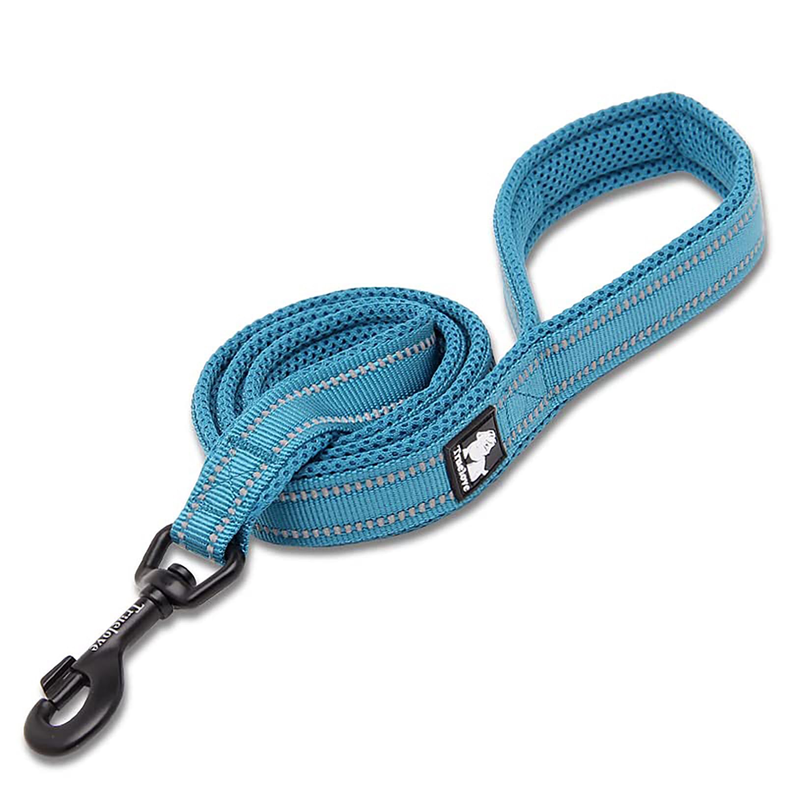 TRUE LOVE Dog Leash Puppy Walking Lead Pet Chain Padded Reflective Night Safe Rope Length 110cm TLL2111(Blue,L)