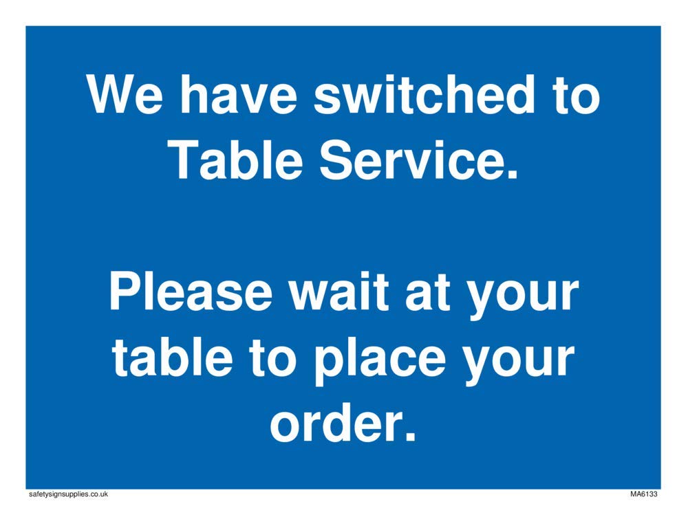 We have switched to Table Service.