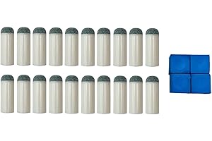 Generic 20Pcs Slip on Pool Cue Tips, Lightweight Protective Snooker Cue Tips, Pool Stick Tips, Billiard Supplies