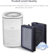 Levoit LV-H128 Replacement Filter 3 in 1 Pre HEPA Activated Carbon White view 2