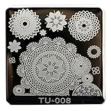 Willtoo 2016 Hot Sell Pattern DIY Nail Art Image Stamp Stamping Plates Manicure Template 08