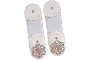 2 Pieces Ice Skating Lace Straps Skating Boots Laces Protector Accessories 10cmx3cm Elastic Bands for Enthusiasts Women Dance