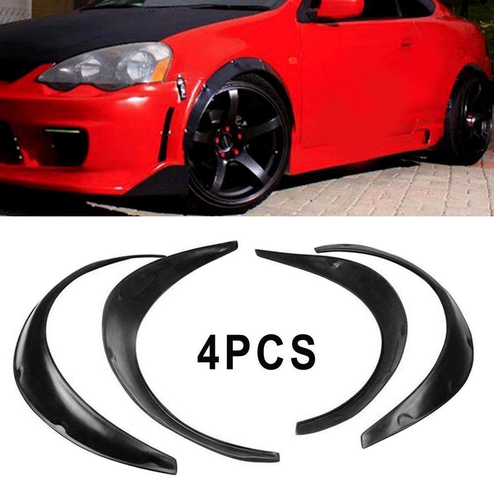 Fender Flares & Trim yjracing 4X Universal Fender Flares Auto Car Wide