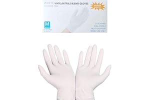 Disposable Gloves, Nitrile Gloves 5 Mil 100 count-Non Latex Powder Free Nitrile Gloves for Painting Cooking Cleaning