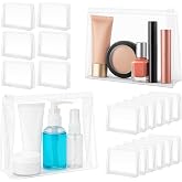 Circloophs Mini Clear Makeup Bag, 80 Pack Small Cosmetic Bags with Zipper TSA Approved Travel Bags Bulk for Toiletries Plastic EVA Water-resistant Reusable Pouches for Bathing Suit Bikini, 5.9&rdquo;