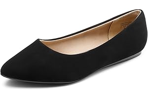 DREAM PAIRS Women's Dress Pointed Toe Flats Ballet Comfort Soft Slip On Casual Flat Shoes for Work Office Business