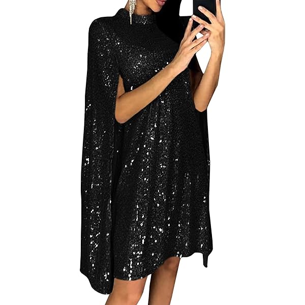 gold sequin dress with cape Ora Cape Detail Embellished Maxi Dress – Frock and Frill