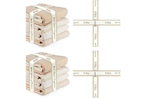 ZURLEFY Bed Sheet Organizers and Storage Label Bands, Elastic Bed Sheet Holder Straps King for Foldable Bedsheet Set, Pillow Case, Duvet (KING)