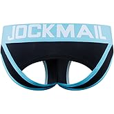 JOCKMAIL Men Underwear Briefs Bottomless Sexy Cotton Sport Backless Underpanties Brief