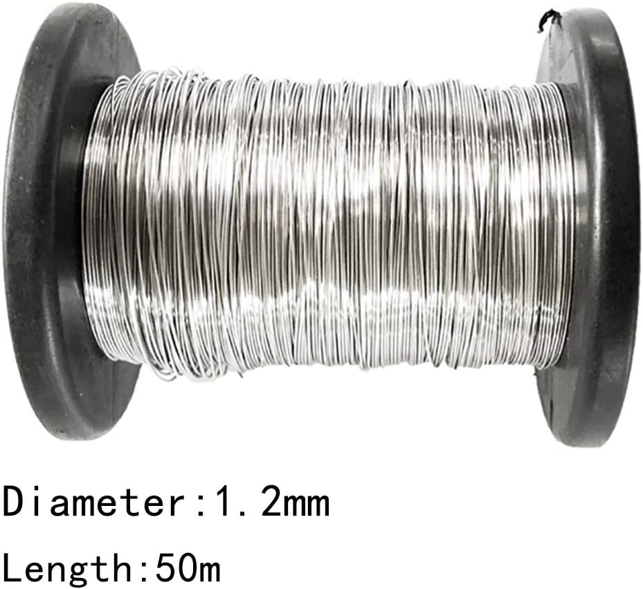 Wzwwjs Stainless Steel 316 Soft Wire Resists Corrosion Length 50m Diameter 1 2mm Amazon Co Uk Kitchen Home