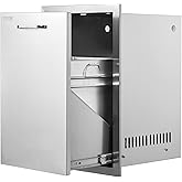 VEVOR Outdoor Kitchen Trash Drawer 16Wx22Hx16"D, Propane Tank Drawer, Stainless Steel Pull Out Trash with Handle, Outdoor Kit