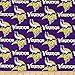 NFL Cotton Broadcloth Minnesota Vikings, Fabric by the Yard