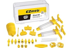 ROWYOU Bike Brake Bleed Kit for Shimano, TEKTRO, TRP Hydraulic Disc Brakes, Hydraulic Brake Bleed Kit Mountain Brake Bleed Kit for MTB/Road Bike Brake