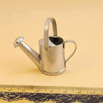 Leoie Simulate Mini Watering Can for 1:12 Doll House Accessories Kids Toy
