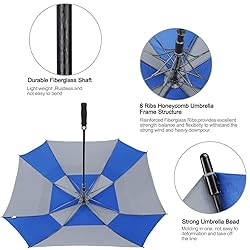 G4Free Extra Large Golf Umbrella 62/68 inch Vented