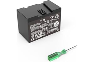 JGTM ABL-D2 Battery for Roomba i8 i8+ i7 i7+ i4 i4+ j7 j7+ Combo i5 i5+ j5 j5+ j6 Series Robot Vacuum, Compatible with iRobot ABL-D2A 4INR19/66 Black ABL-D1 Li-ion Batteria Capacity 14.4V 36Wh 2500mAh