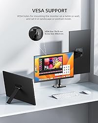 UPERFECT Portable Monitor 18.5 inch 120Hz 100% sRGB