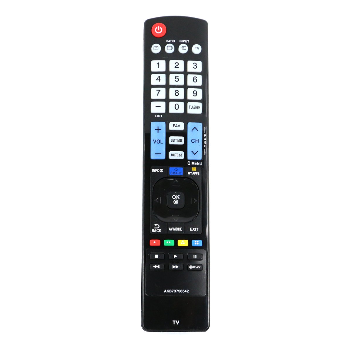 Photo 1 of AKB73756542 Replaced Remote fit for LG TV 39LN5700 60PN5700 42LN5700-UH 47LN5600 47LN5700 47LN5700-UH 47LN5710 47LN5710-UI 50LN5600 50LN5700-UH 32LN5700 32LN570B 32LN5750 39LN5750 42LN5700 42LN5750