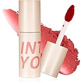 INTO YOU Matte Lipstick, Super Stay Lipstick for Women, Lip Stain Long Lasting Waterproof, Lip Mud Soft Lightweight, Smooth Lip Clay Mousse, Dual-Use For Lips And Cheek, Pink Lipstick (C1)