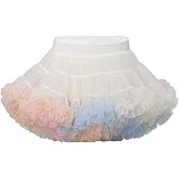 Girls Tutu Dress Layered Tulle Ruffle Skirt Princess Tutu Dance Outfit Party Birthday