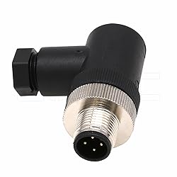 Eonvic Right Angle M12 A Code 4 Pin Male Circular