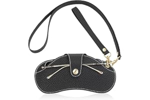 PPIOOY Glasses Case Holder Portable Slim Sunglasses Pouch Soft Eyeglasses Bag Eyewear Sleeve For Women Men