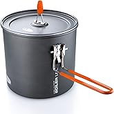 GSI Outdoors Halulite Boiler, Hard-Anodized Camp Pot, 1.1L &amp; 1.8L